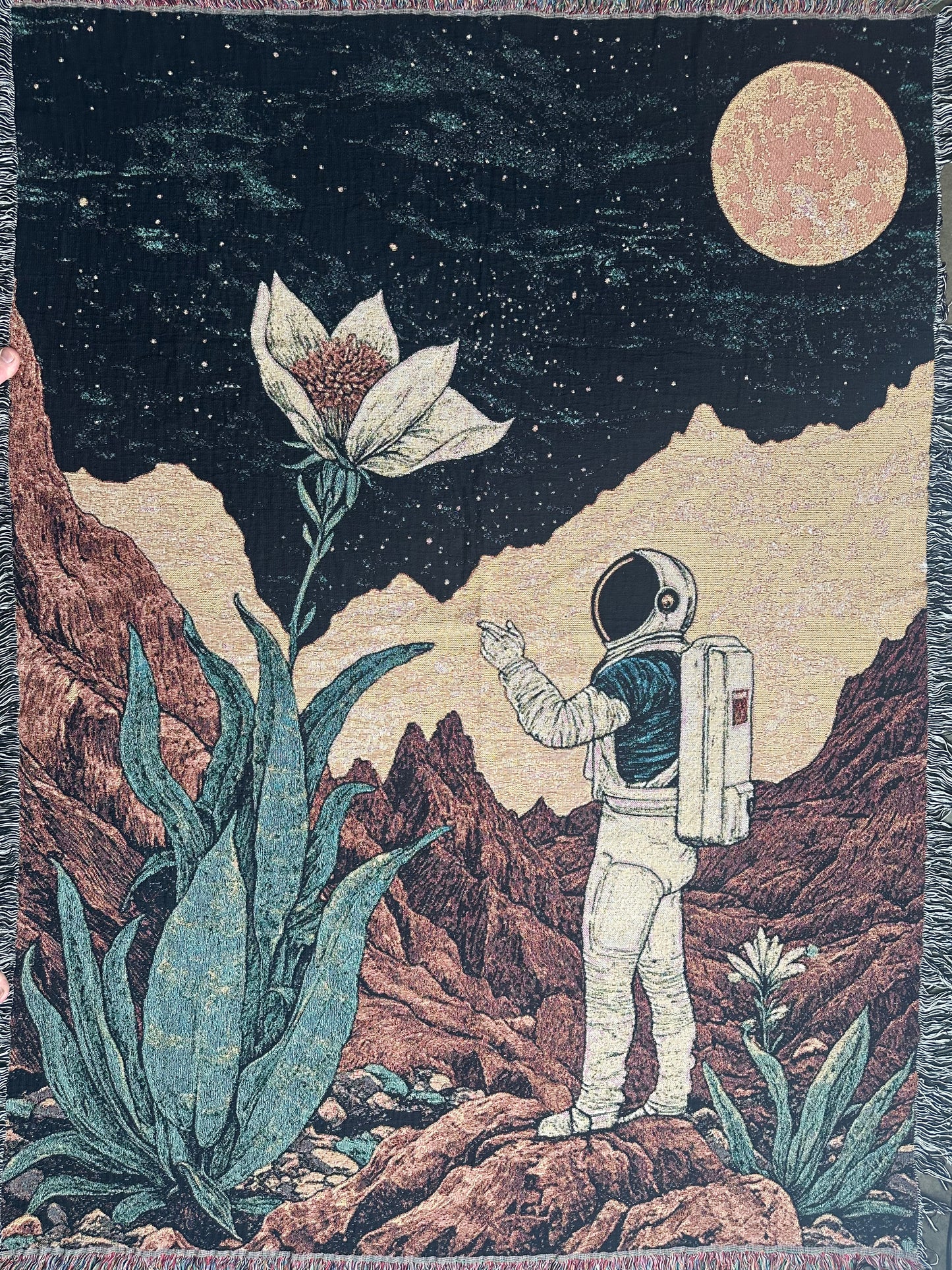 Voyagers Bloom Blanket